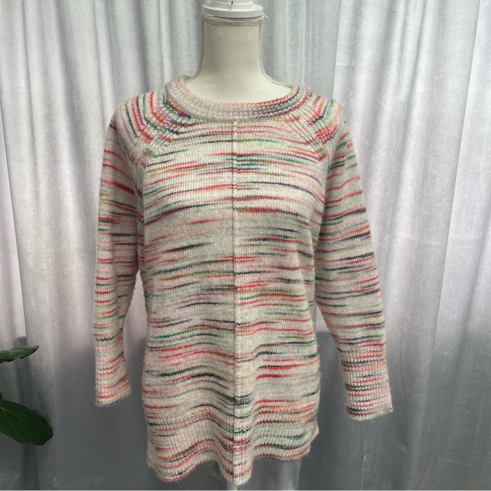 Lou & Grey for LOFT - Women’s XS/S Oversized Sweater - Multicolored Space Dyed